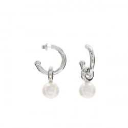 Pendientes de Aro con Perla MD17843-A