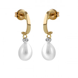 Pendientes perlas y diamantes MD539650